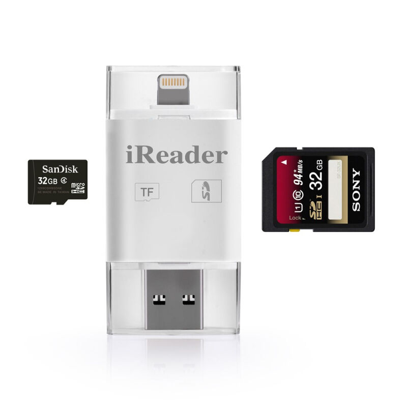 iReader Lightning / USB cititor de carduri SD / carduri micro SD ...