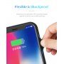 Capac ROCK, cu baterie 6000mAh, pentru iPhone XS / iPhone X - negru