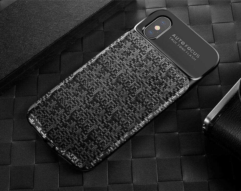 Carcasă BASEUS, cu baterie 3500mAh, pentru iPhone X - negru