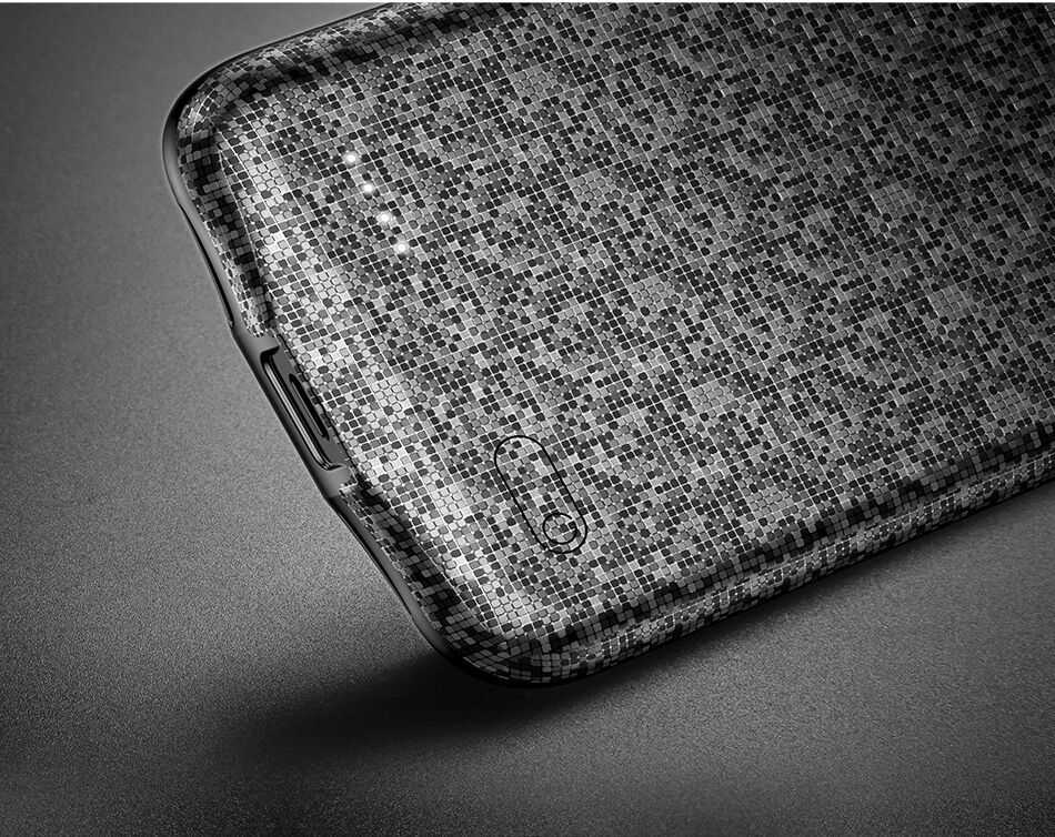 Carcasă BASEUS, cu baterie 3500mAh, pentru iPhone X - alb