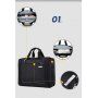 Geantă / rucsac de lux, pentru iPad / MacBook pana la 17" - negru