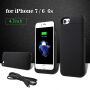 Carcasă exterioară MAXNON M7, cu baterie şi certificat MFI, pentru Apple iPhone SE (2020/2022) / 8 / 7 / 6 / 6S - 3200mAh - negru