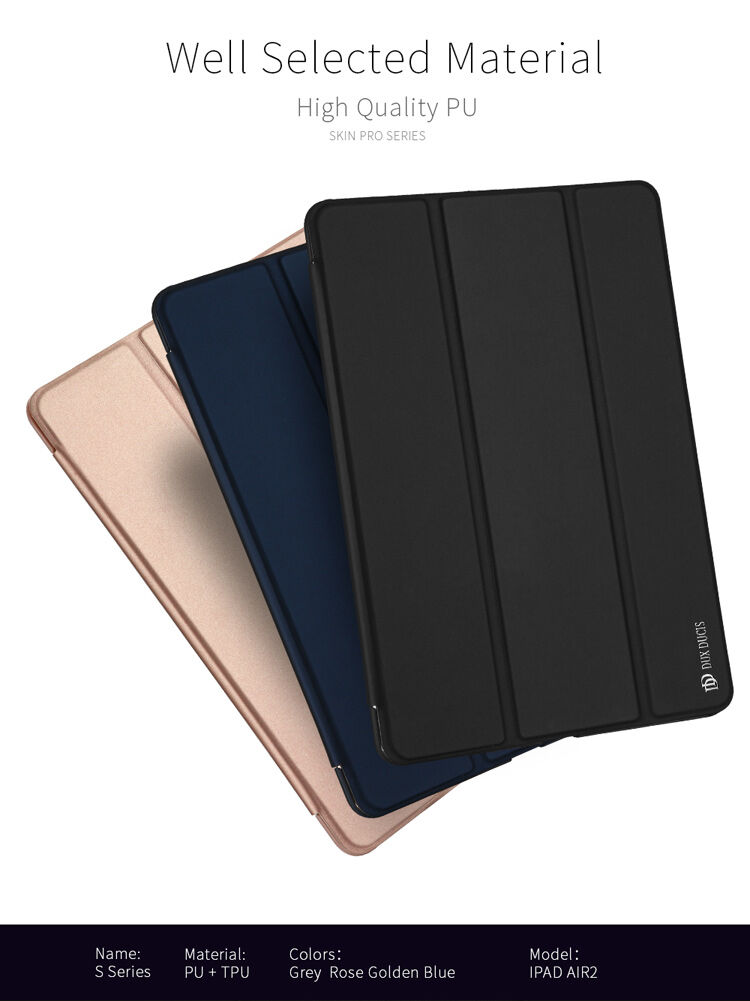 Husă DUX DUCIS, cu stativ, pentru Apple iPad Mini 4 - negru