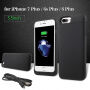 Carcasă exterioară MAXNON M7P, cu baterie şi certificat MFI, pentru Apple iPhone 8 Plus / 7 Plus/ 6S Plus / 6 Plus - 4000mAh - negru
