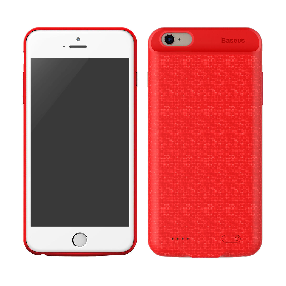 Capac de baterie BASEUS, de design, 5000mAh, pentru Apple iPhone 6 / 6S - crem