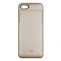 Carcasă exterioară MAXNON M5, cu baterie şi certificat MFI, pentru Apple iPhone SE (2016) / 5S / 5 - 2200mAh - auriu-champagne