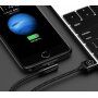Carcasă USAMS, cu baterie 3000mAh şi protecţie lentilă, pentru Apple iPhone SE (2020/2022) / 8 / 7 / 6S / 6 - negru