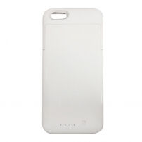 Carcasă exterioară MAXNON M5, cu baterie şi certificat MFI, pentru Apple iPhone SE (2016) / 5S / 5 - 2200mAh - alb