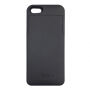Carcasă exterioară MAXNON M5, cu baterie şi certificat MFI, pentru Apple iPhone SE (2016) / 5S / 5 - 2200mAh - negru