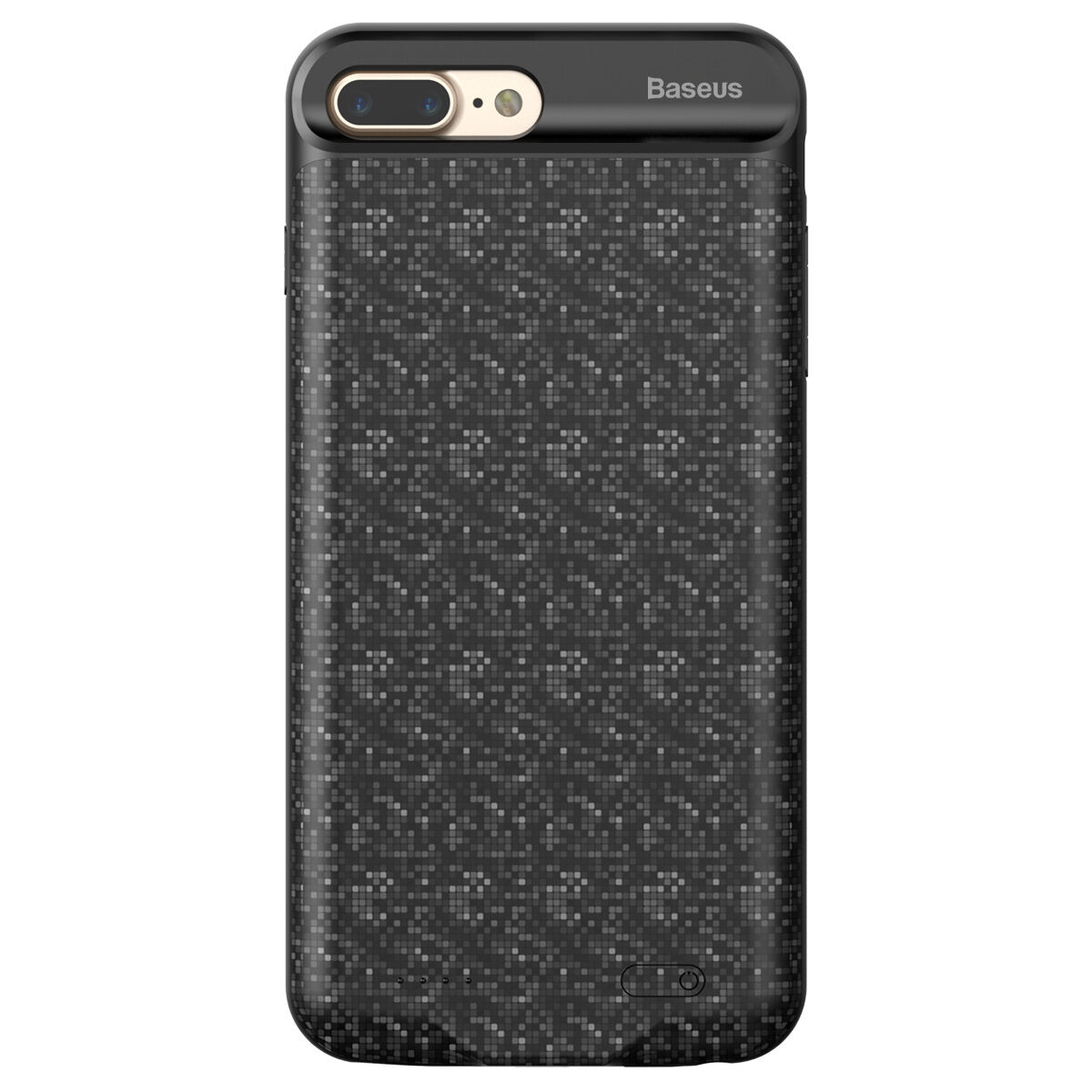 Capac de baterie BASEUS, de design, 7300mAh, pentru Apple iPhone 7 Plus - negru