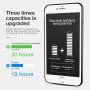 Capac de baterie BASEUS, de design, 7300mAh, pentru Apple iPhone 7 Plus - negru