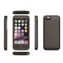 Carcasă exterioară MAXNON M5, cu baterie şi certificat MFI, pentru Apple iPhone SE (2016) / 5S / 5 - 2200mAh - negru