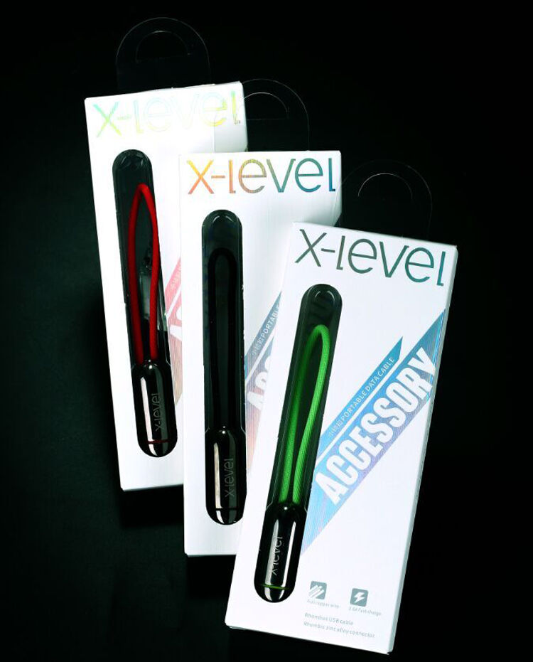 Cablu elegant USB / lightning X-LEVEL, pentru Apple iPhone / iPad / iPod - 8cm - verde Cablu elegant USB / lightning X-LEVEL, pentru Apple iPhone / iPad / iPod - 8cm - verde