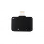 Reducţie conector Lightning, pentru audiţie muzicală şi încărcare - negru