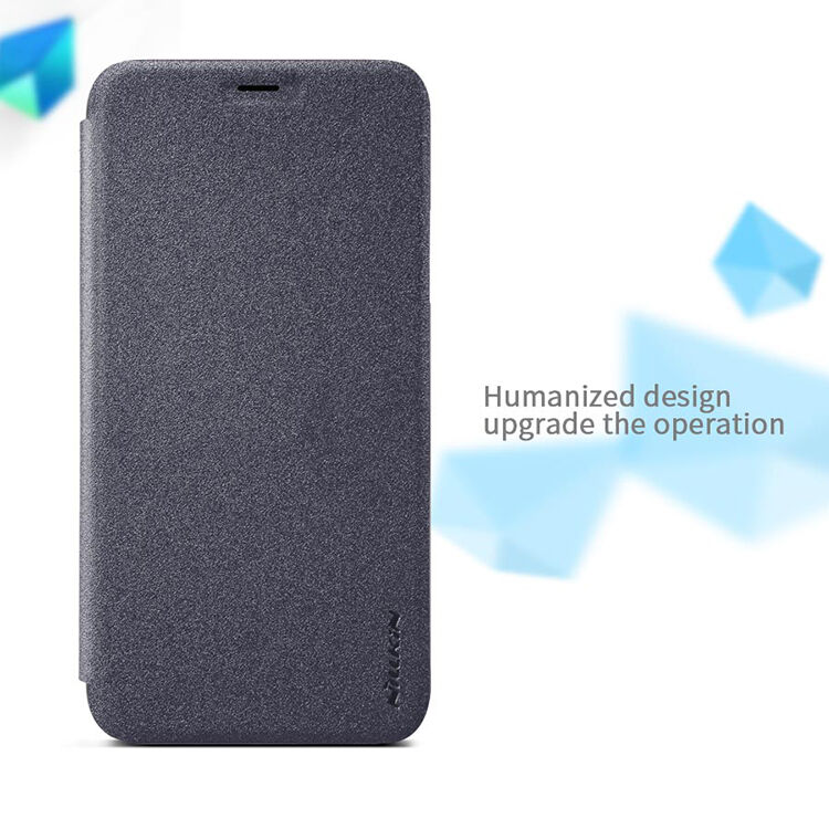 Husă flip NILLKIN, de protecţie, pentru Apple iPhone XS / iPhone X - auriu
