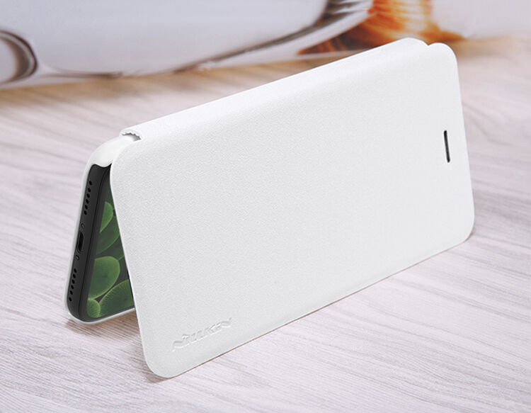 Husă flip NILLKIN, de protecţie, pentru Apple iPhone XS / iPhone X - auriu
