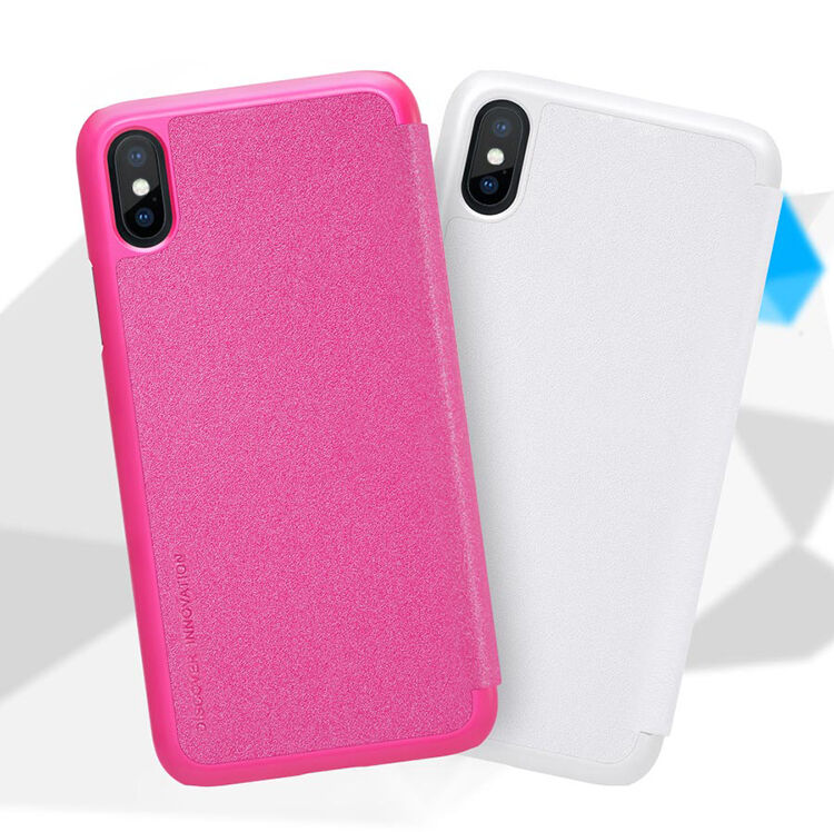 Husă flip NILLKIN, de protecţie, pentru Apple iPhone XS / iPhone X - negru