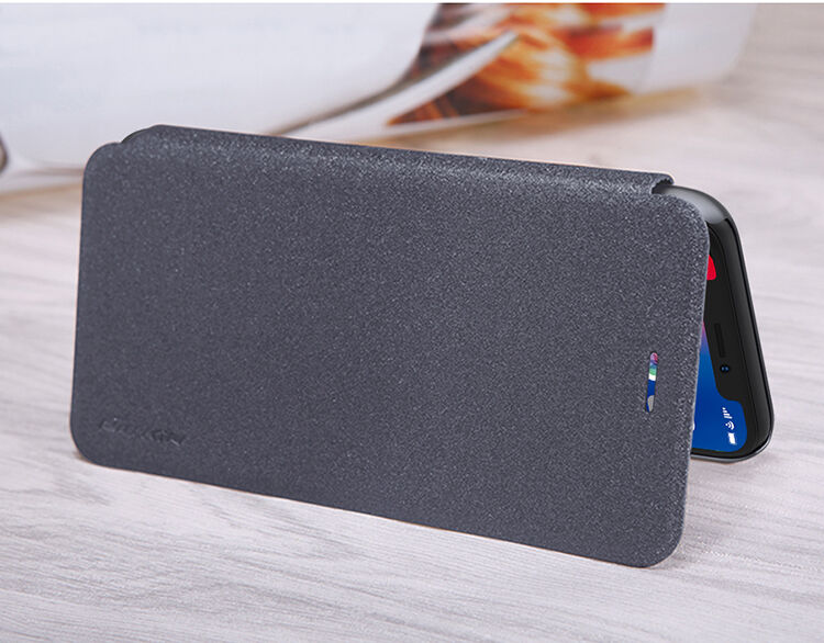 Husă flip NILLKIN, de protecţie, pentru Apple iPhone XS / iPhone X - negru