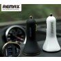 Încărcător auto REMAX, cu trei porturi, pentru Apple iPhone / iPad / iPod - alb