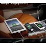 Încărcător auto REMAX, cu trei porturi, pentru Apple iPhone / iPad / iPod - alb