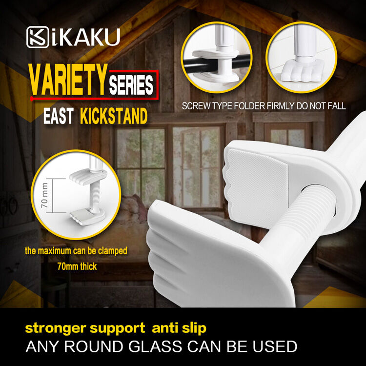 Stativ reglabil universal KAKUSIGA, pentru Apple iPhone / iPad - alb / roz-auriu