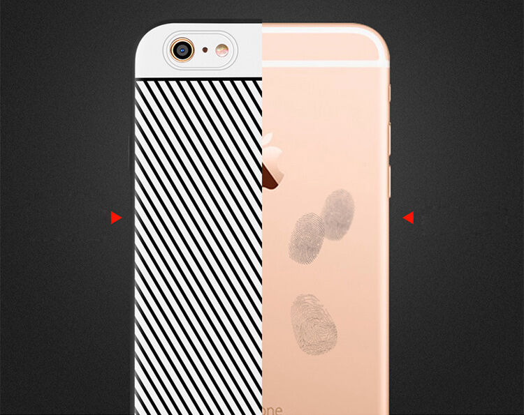 Carcasă elegantă WAKING DRAGON, din plastic moale, pentru Apple iPhone 6 / 6S - roşu