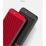 Carcasă elegantă WAKING DRAGON, din plastic moale, pentru Apple iPhone 6 / 6S - roşu