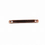Cataramă metalică de rezervă pentru curea, pentru Apple Watch 42mm / 41mm / 40mm / 38mm - 2 buc. - roz-auriu