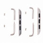 Cataramă metalică de rezervă pentru curea, pentru Apple Watch 42mm / 41mm / 40mm / 38mm - 2 buc. - argintiu