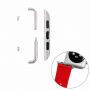 Cataramă metalică de rezervă pentru curea, pentru Apple Watch Ultra 49mm / 46mm / 45mm / 44mm / 42mm - 2 buc. - argintiu