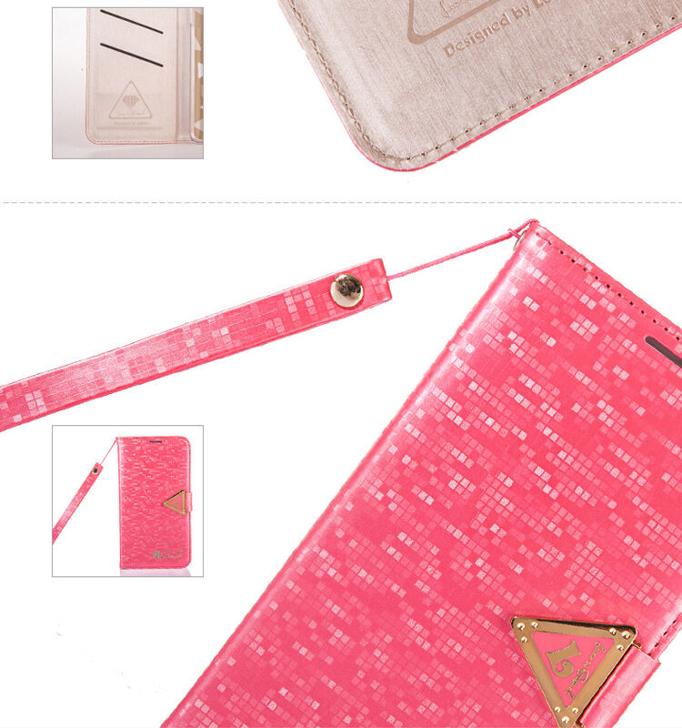 Husă / carcasă cu deschidere, cu luciu de diamant şi curea magnetică, pentru iPhone 6S / 6 - violet Husă / carcasă cu deschidere, cu luciu de diamant şi curea magnetică, pentru iPhone 6S / 6 - violet
