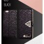 Husă / carcasă cu deschidere, cu luciu de diamant şi curea magnetică, pentru iPhone 6S / 6 - auriu