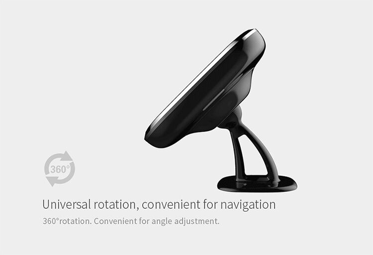 Suport magnetic de design NILLKIN, cu încărcare Qi wireless pentru Apple iPhone - negru