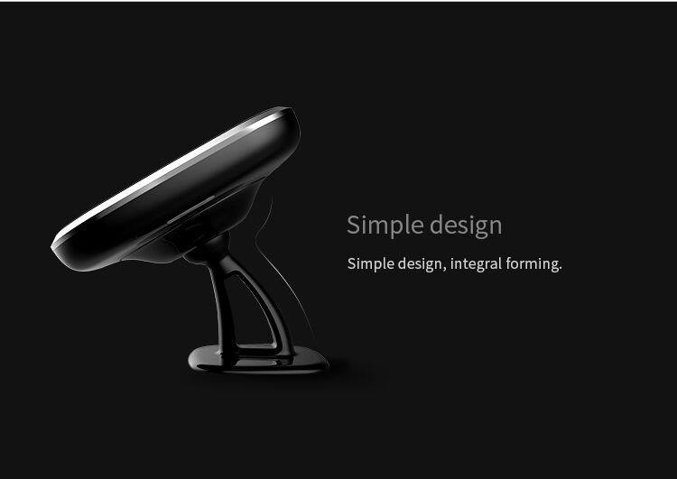 Suport magnetic de design NILLKIN, cu încărcare Qi wireless pentru Apple iPhone - negru
