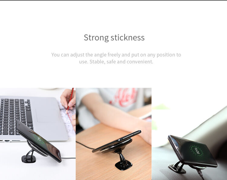 Suport magnetic de design NILLKIN, cu încărcare Qi wireless pentru Apple iPhone - negru