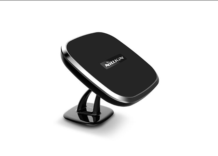 Suport magnetic de design NILLKIN, cu încărcare Qi wireless pentru Apple iPhone - negru