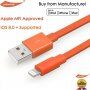 Cablu lightning YellowKnife, de sincronizare şi de încărcare, certificat MFi, pentru Apple iPhone / iPad / iPod - gri – 1m