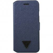 Guess Brad Book husă flip pentru iPhone 6 / 6S - albastru