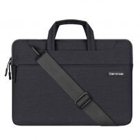Geantă Cartinoe cu fermoar, pentru MacBook 13" / Air 13" / Pro 13" - negru