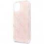 Guess 4G Glitter carcasă cu sclipici iPhone 11 Pro Max - roz deschis