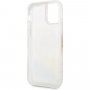 Guess Glitter Circle carcasă cu sclipici pentru iPhone 11 Pro Max - transparent
