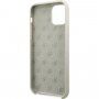 Guess 4G Tone on Tone carcasă din silicon pentru iPhone 11 Pro Max - alb