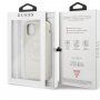 Guess 4G Tone on Tone carcasă din silicon pentru iPhone 11 Pro Max - alb