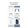 Căști wireless cu încărcare wireless pentru Dispozitive Apple - negru