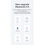Căști wireless cu încărcare wireless pentru Dispozitive Apple - negru