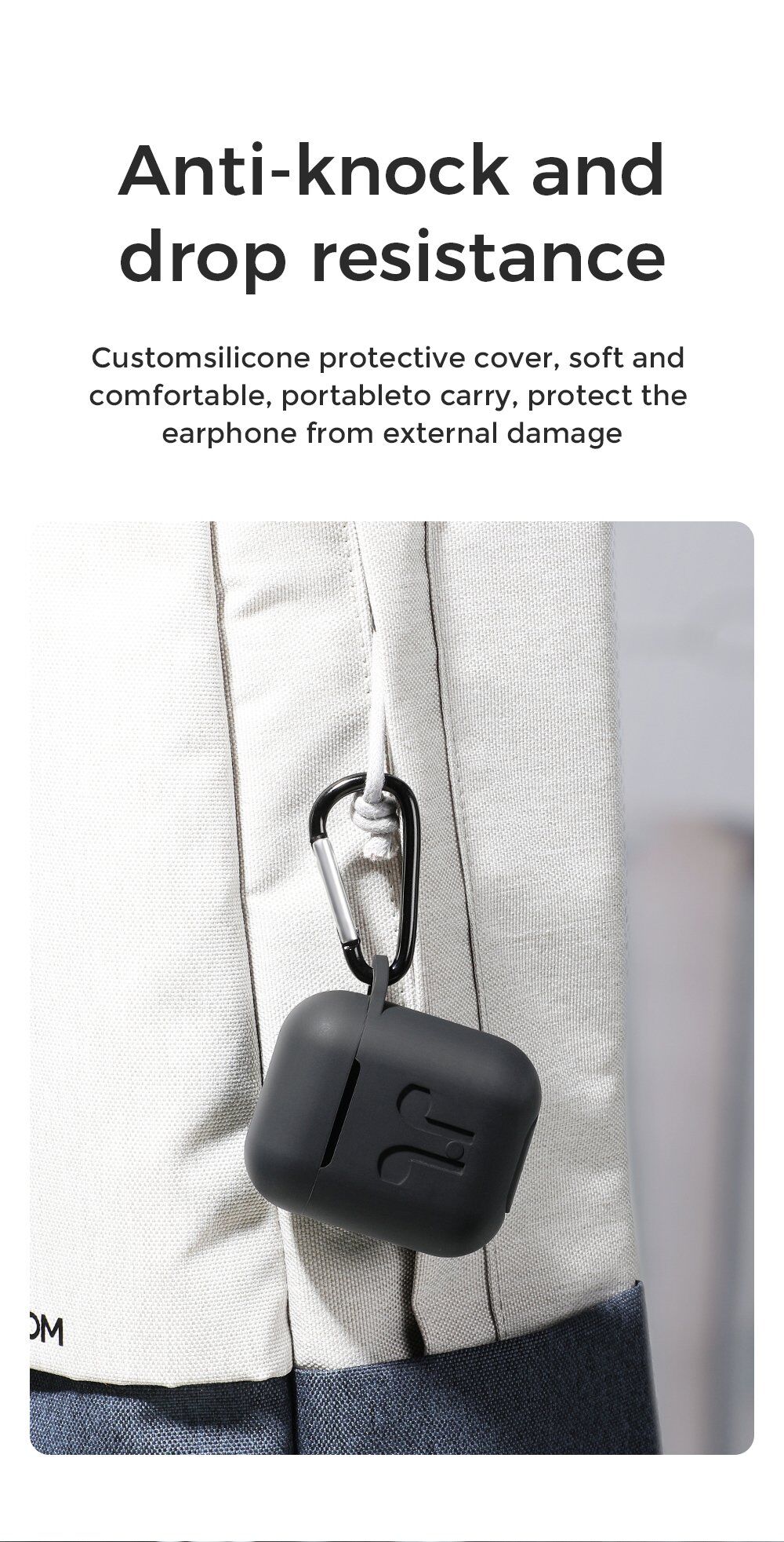 Căști wireless cu încărcare wireless pentru Dispozitive Apple - negru