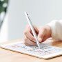 USAMS touch pen activ pentru ecrane touch capacitive cu agrafă pentru atașarea acestuia - alb