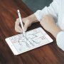 USAMS touch pen activ pentru ecrane touch capacitive cu agrafă pentru atașarea acestuia - alb