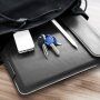 Dux Ducis Plic din piele PU cu suport integrat pentru MacBook 13" / Air 13" / Pro 13" - negru