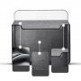 Dux Ducis Plic din piele PU cu suport integrat pentru MacBook 13" / Air 13" / Pro 13" - negru
